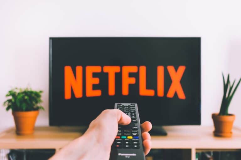 Netflix sur un écran de TV