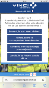 faux kit de sécurité “Vinci Autoroutes”