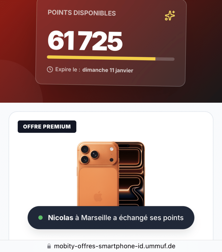 L'Arnaque points SFR