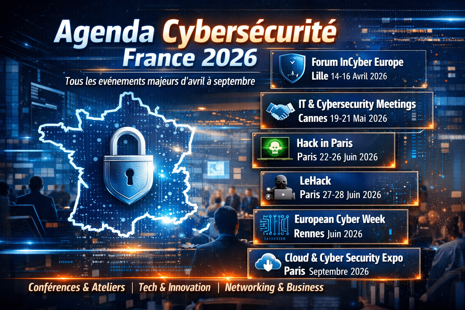 événements cybersécurité en France en 2026