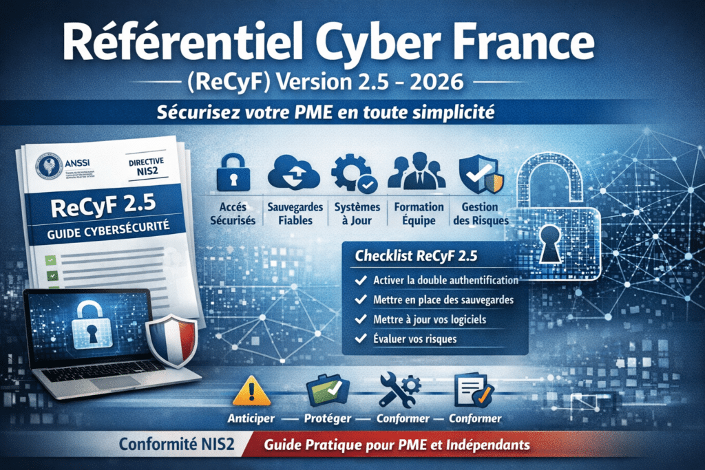 Référentiel Cyber France (ReCyF) 2.5 : le guide pratique du NIS 2 pour les PME (Version du 17/03/26)