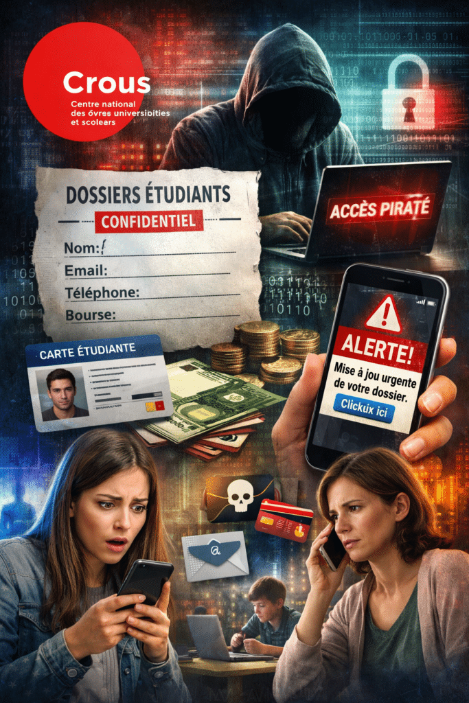 Cyberattaque contre le CNOUS : des millions d’étudiants exposés (comprendre, réagir, se protéger)