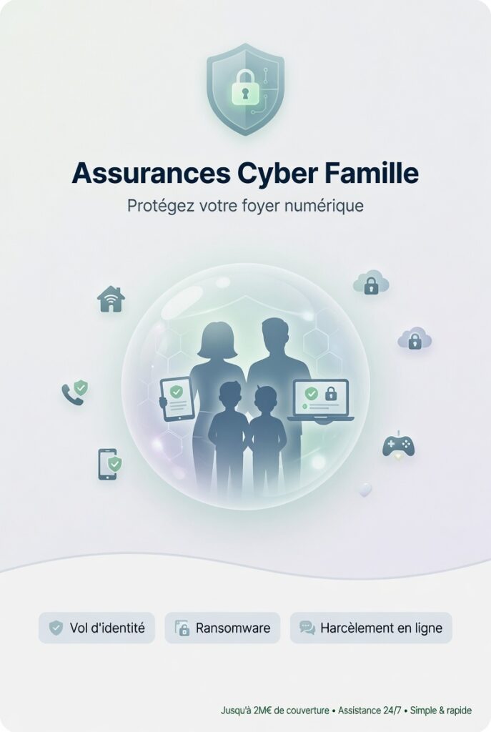 Couverture assurance cyber famille : protégez vos proches en ligne