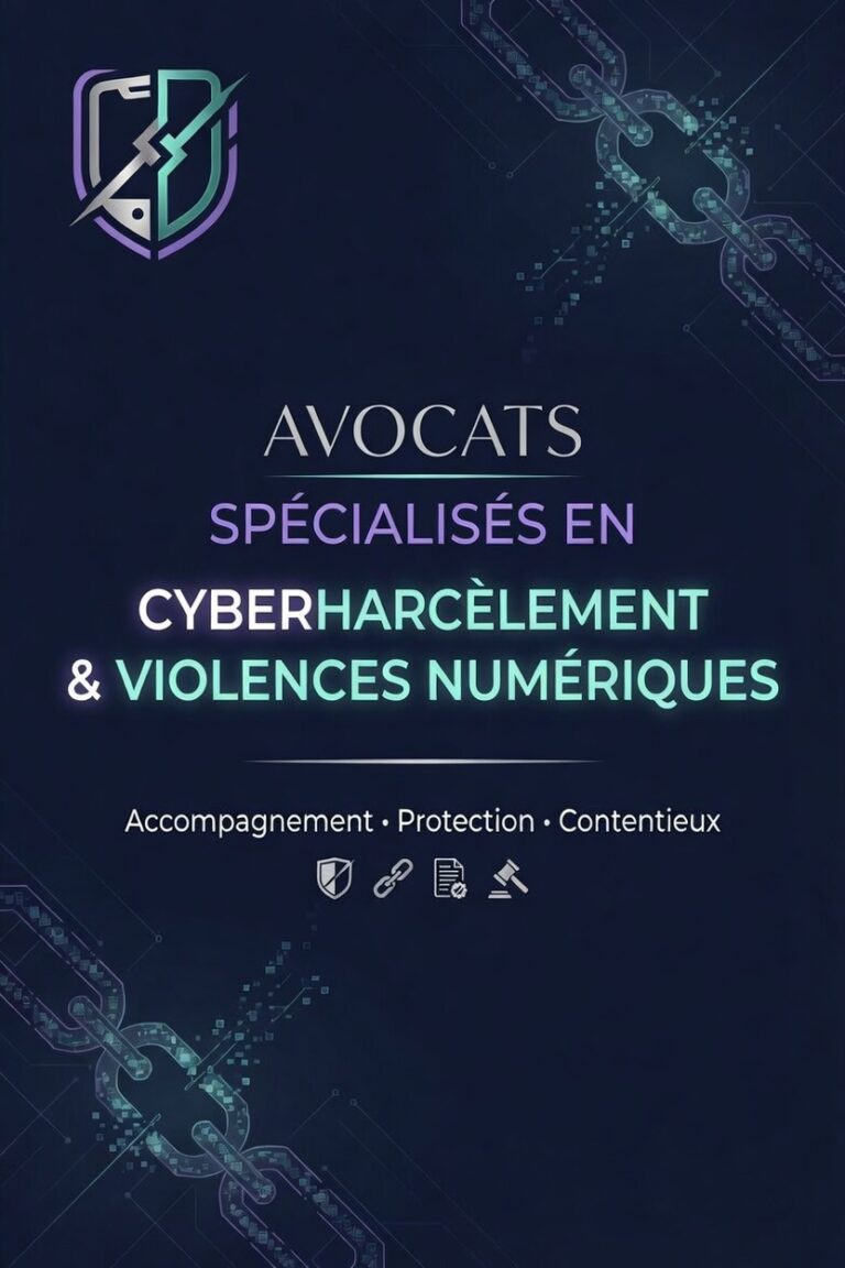 Avocats spécialisés en Cyberharcèlement et Violences numériques