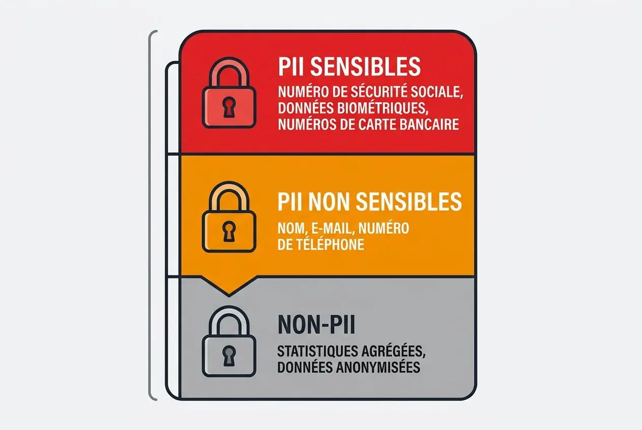 PII entre données sensibles et non sensibles