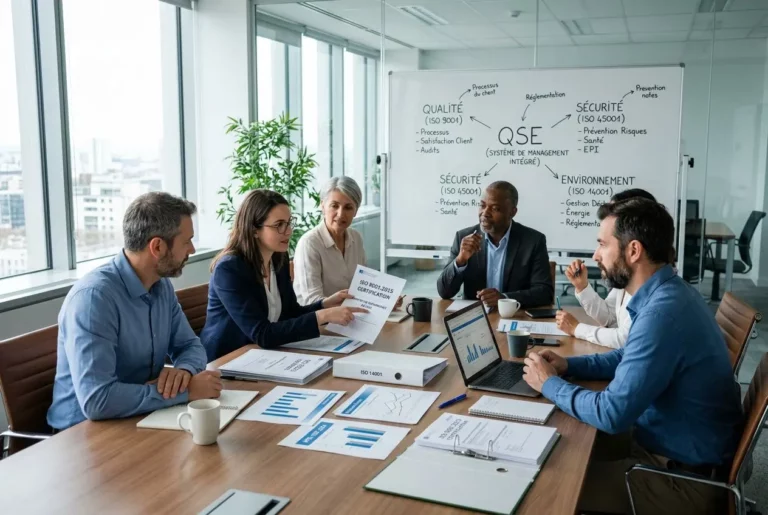 une réunion sur le système de management intégré (SMI)