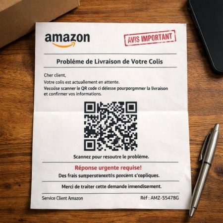 Arnaque aux faux courriers Amazon