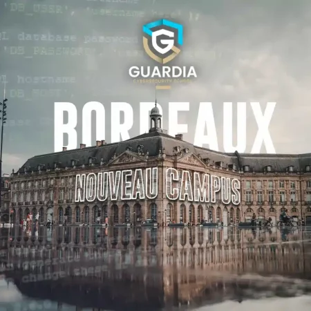 Logo GUARDIA Ecole en cybersecurité à Bordeaux