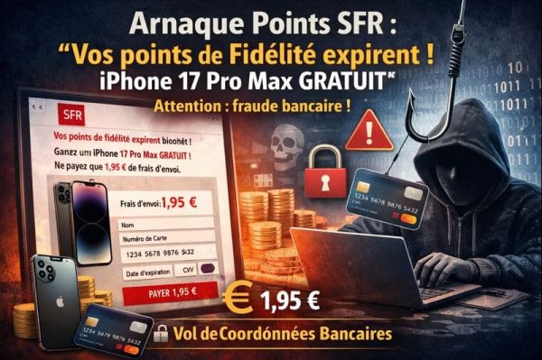 l’arnaque « Vos points SFR expirent »