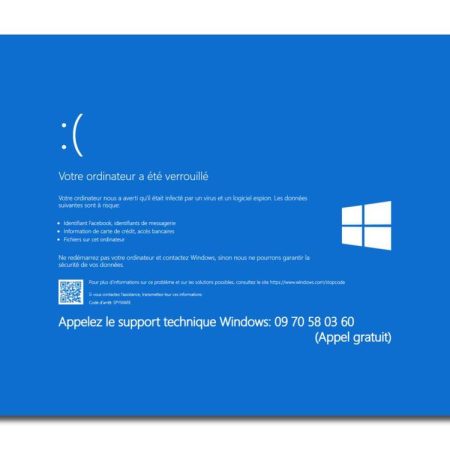 Arnaque au Faux support Technique Windows